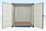 10Ft X 8Ft Versandbehälter (eine Reise) – Blau
