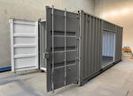 20ft x 8ft Behälter mit seitlicher Rolltür